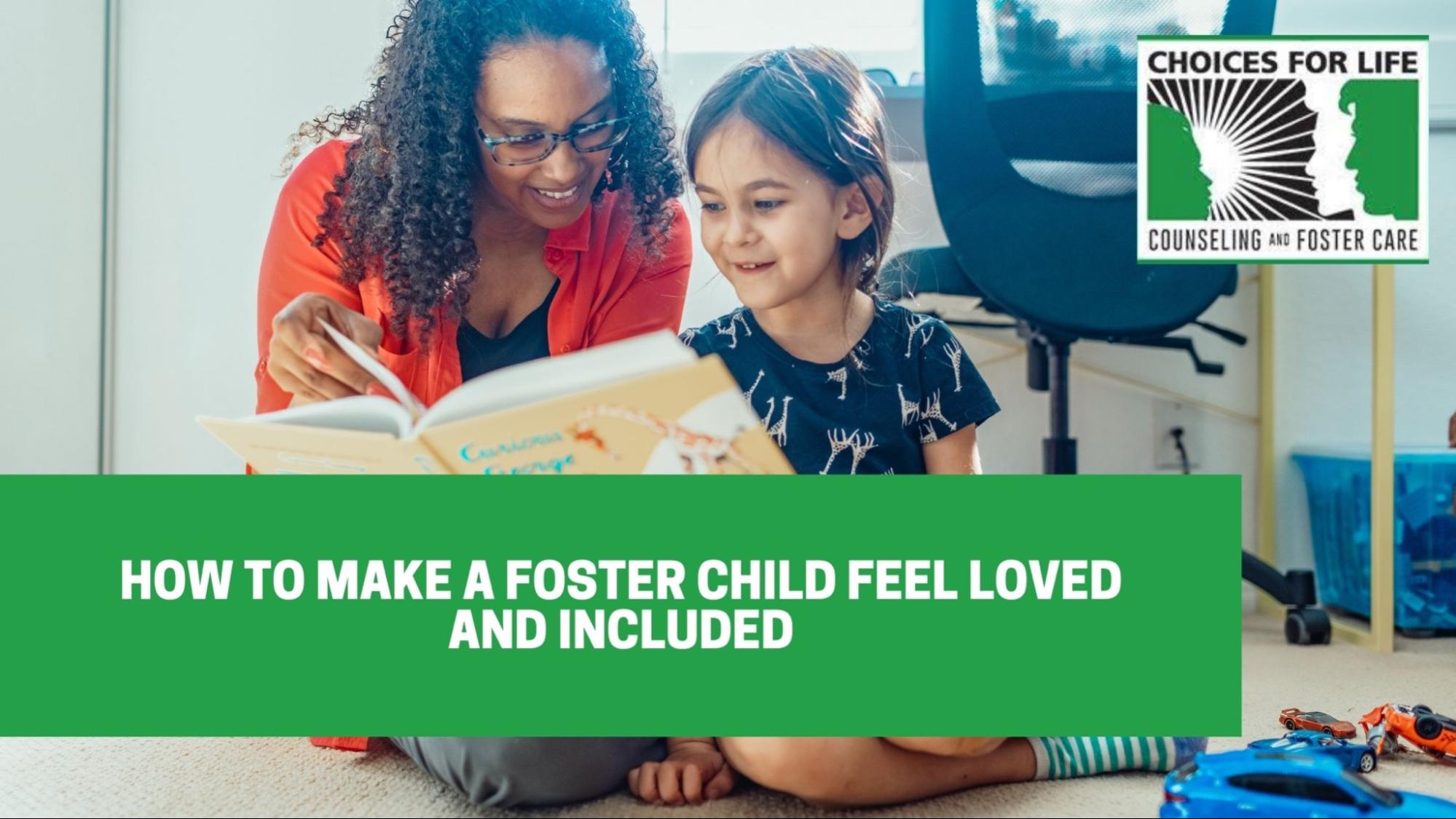 (Blog Title) Foster parent and child reading